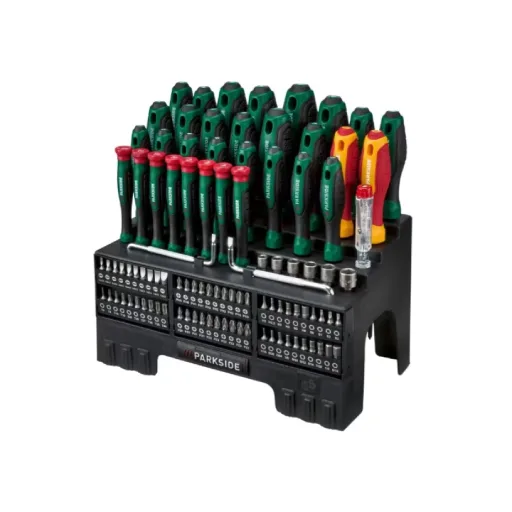 Parkside Screwdriver and Bit Set 101-Piece