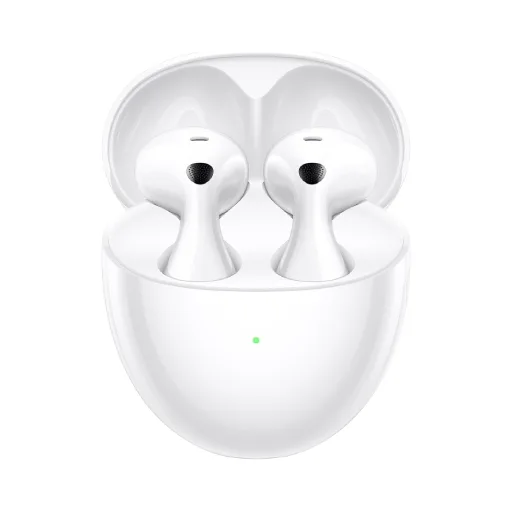 HUAWEI FreeBuds 6 Wireless Headphones, Dual Driver True Sound, Stable and Clear Calls, Open Fit ANC, 36-Hour Battery Life, IP54 Waterproof, iOS & Android, White